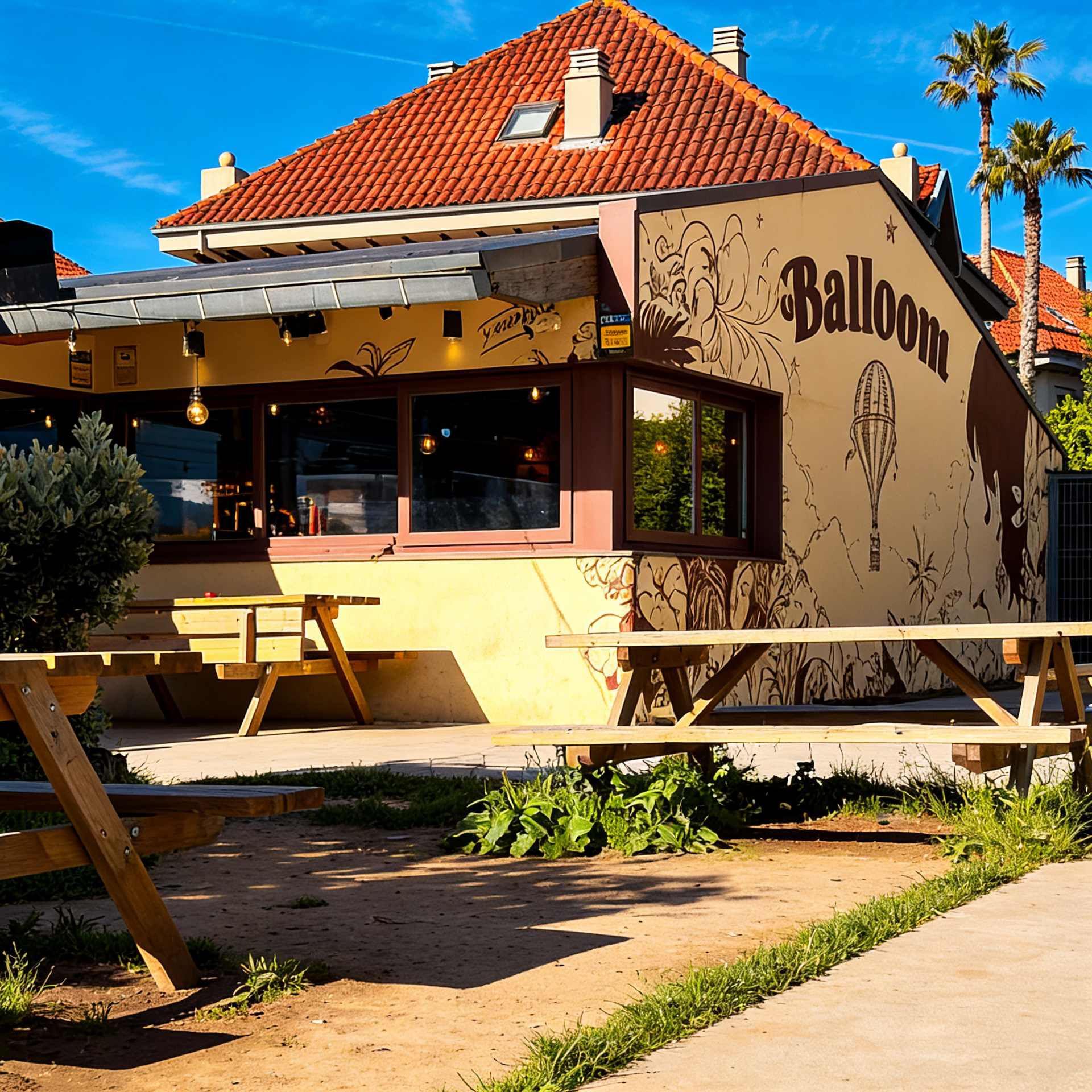 Terraza exterior de Balloom